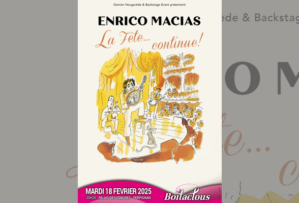 Photo N°1 : ENRICO MACIAS « LA FÊTE... CONTINUE ! »