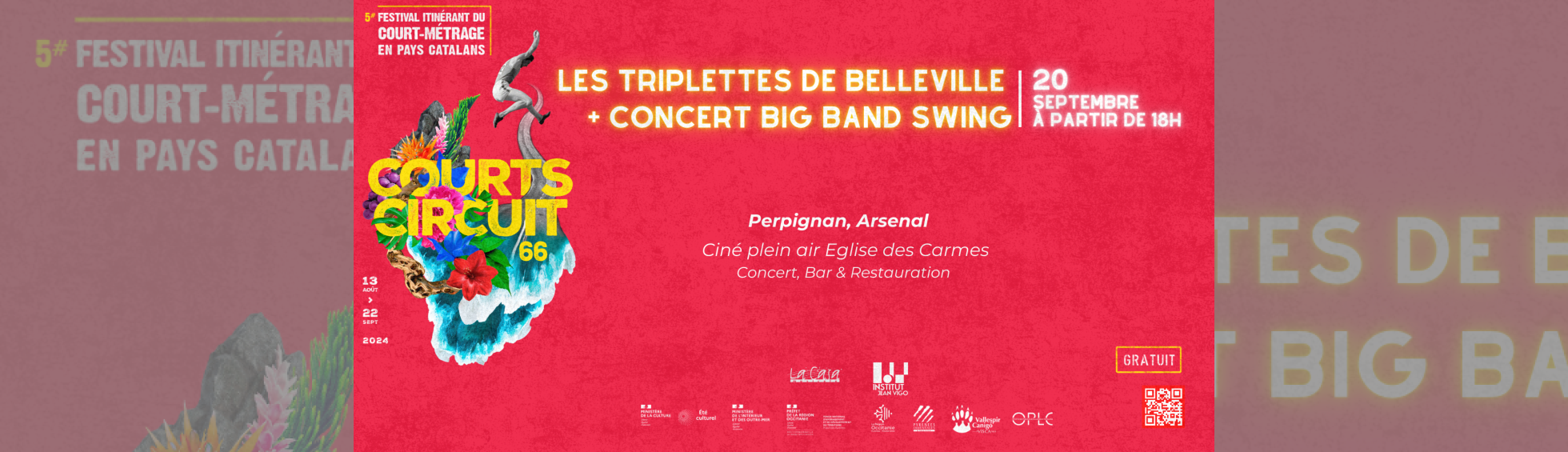 Photo N°1 : FESTIVAL COURTS CIRCUIT 66 : BIG BAND SWING & LES TRIPLETTES DE BELLEVILLE